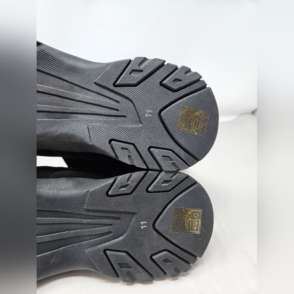 Jeffrey Campbell Endurance Mid Calf Boots Sz 11 Black Suede Winter  Slip Resist - Picture 4 of 14